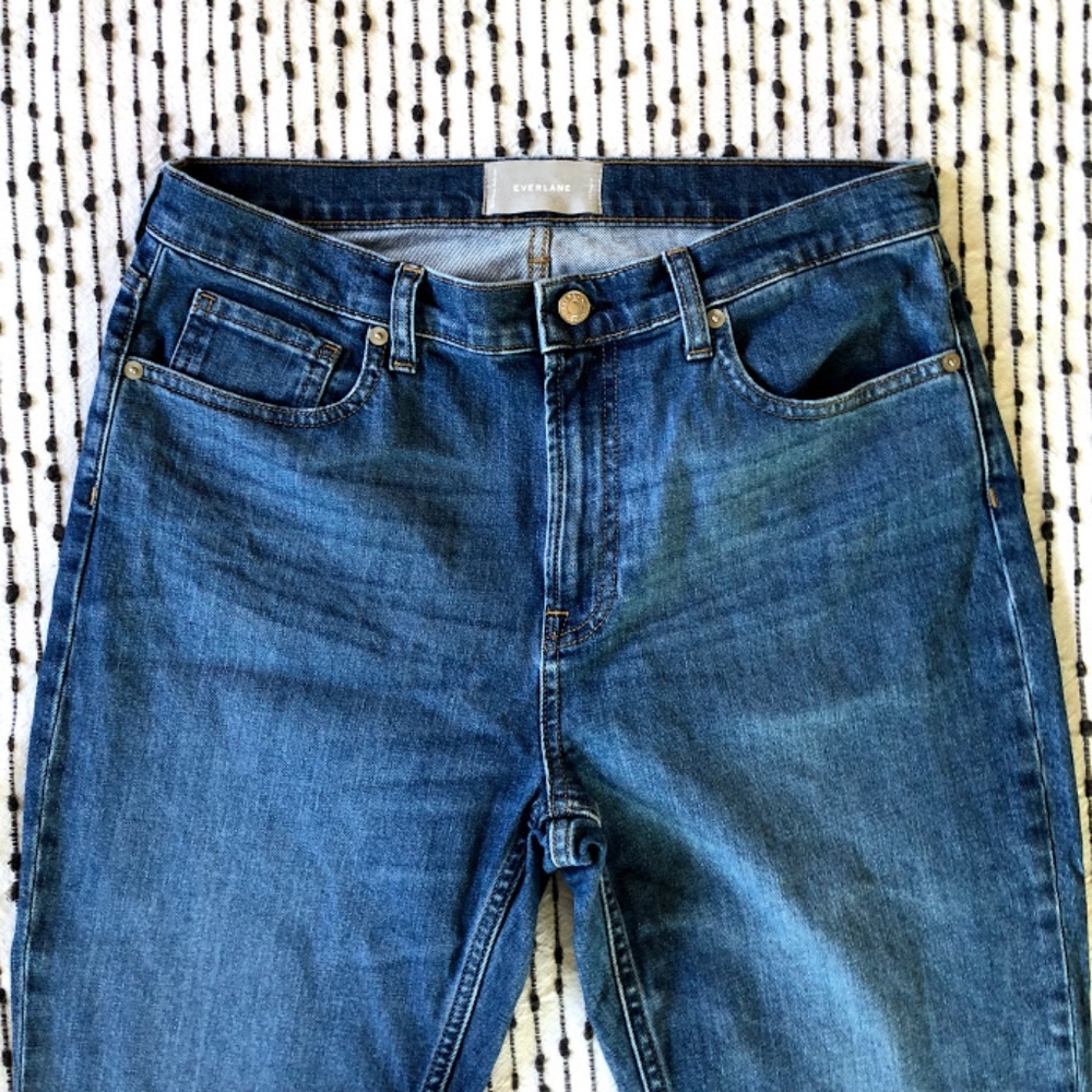 Everlane High Rise Skinny Jean | Mid-Blue Size 31